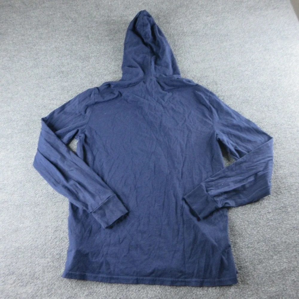 Polo Ralph Lauren Hoodie Mens Small Blue Pullover Sweatshirt Pony Logo